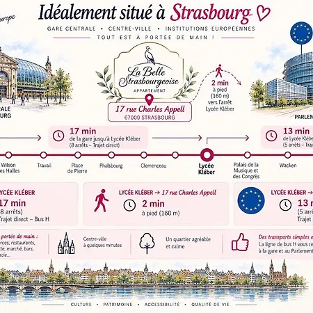 La Belle Strasbourgeoise Appartamento Strasburgo